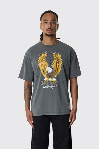 Satisfy MothTech T-Shirt 11006 01A19 Faded Black