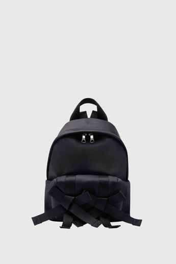 Simone Rocha Bow Front Backpack W/EMB BAG179TB 0761 Black/Jet