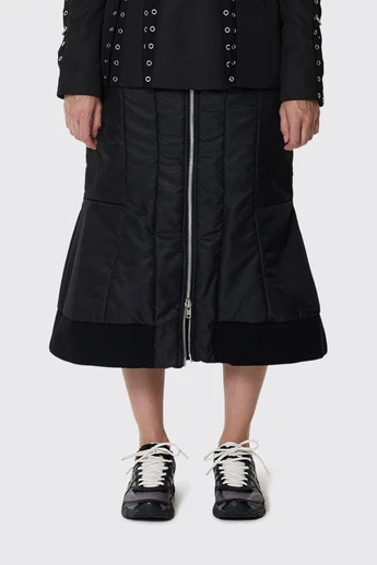 Simone Rocha Padded Sculpt Bomber Skirt 3217 1335 Black
