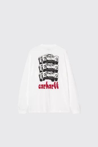 Carhartt WIP LS Framework T-Shirt I037235 02.XX White