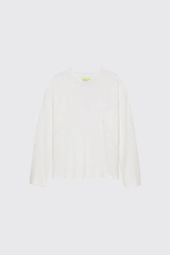 New Amsterdam Surf Association Logo Longsleeve Waffle 2602092002 100 White