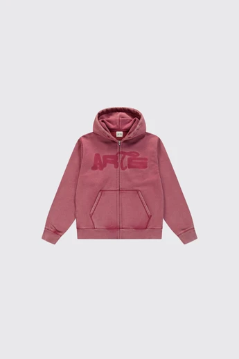 Arte Antwerp Fadeout Ziphoodie AW26-110HJ 600 Red