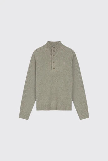 Olaf Hussein Knitted Mock Neck M260705 Treehouse
