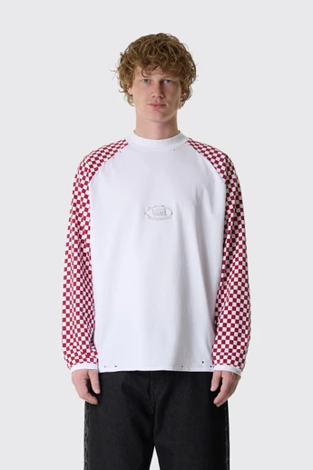 VANS A.O.D. Racing Longsleeve T-Shirt Haute VN000TWXH071 H071 Nastazio/Pearl