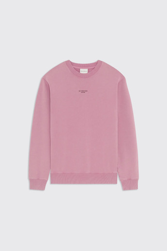 Drôle de Monsieur Classic Slogan Sweatshirt M-SW148-CO127 PK Pink