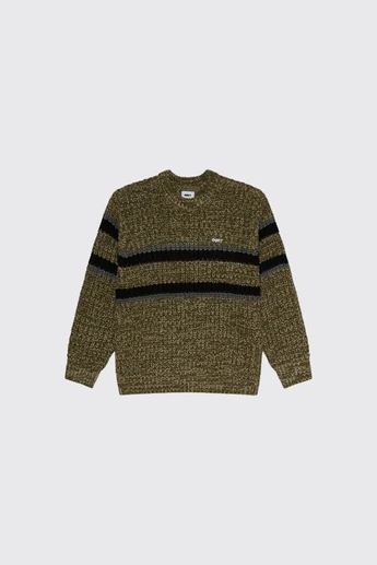 OBEY Alden Sweater 151000133 GMU Green Multi