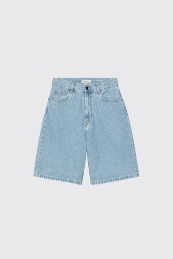 Carhartt WIP W Brandon Short I037021 01 12 Blue Stone Bleached