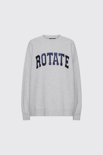 ROTATE CLASSIC SWEATSHIRT 1163711473 Light Grey Melange