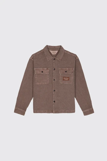 Braindead Waffle Button Front Shirt F26T25005246 Iron