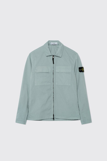 Stone Island Cotton Fleece Sweatshirt Light Blue - Calico Club