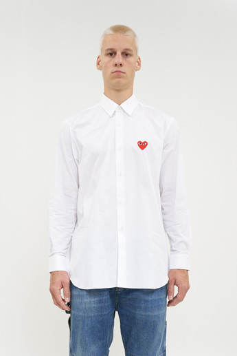 Comme des Garçons PLAY Mens Shirt Woven White
