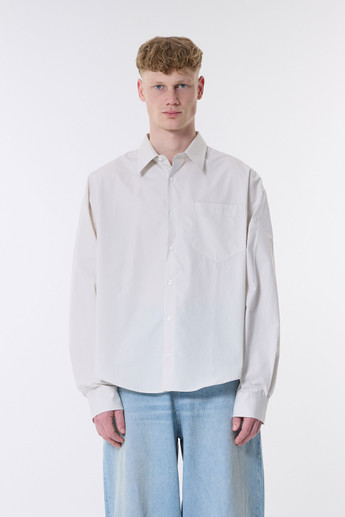AMI Boxy Fit Shirt Chalk