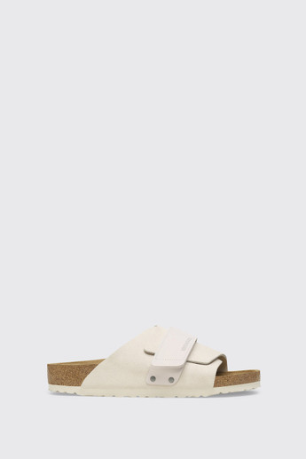 Birkenstock Kyoto Nubuck Narrow Antique White