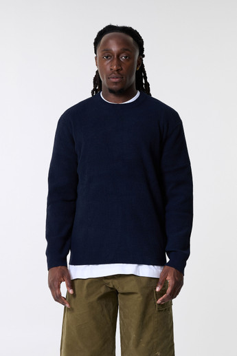 NN.07 Danny Blend Crewneck 6429  200 Navy Blue