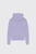 Flaneur Printed Logo Hoodie Washed 650 Purple