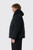 FLÂNEUR Signature Hooded Puffer Jacket FOUT072 999 Black