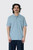 C.P. Company Stretch Piquet Short Sleeve Polo Silver Blue