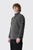 C.P. Company Diagonal Raised Fleece Half Zip Lens  20CMSS172A-005086W Gunmetal 
