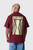 Arte Antwerp Abstract Back Print T-Shirt Bordeaux