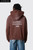 Acne Studios Logo Hooded Sweater Chocolate Brown