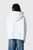 Acne Studios Logo Fleece Hoodie Ice White
