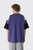 Martine Rose Oversized Panelled T-Shirt 630JS02606CW Purple Indigo 