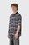 Martine Rose Oversized S/S Polo 674JE09059 Grey Black Stripe