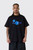 Flaneur Organic Flower T-Shirt Black/Blue