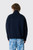 THE SAVAGE REPORT Full Zip Up Sweat Jacket Full Zip Up Sweat Navy