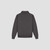Olaf Hussein Essential Zip Up Polo M240208 Charcoal