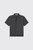 Olaf Hussein Linen Blend SS Shirt M240305 Charcoal