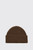 AMI Paris Paris Quota Beanie With Ami de Coeur UBO005.KN0135 A362 Marron Chocolate/Ecru