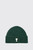 AMI Paris Paris Quota Beanie With Ami de Coeur UBO005.KN0135 A279 Vert Bouteille/Ecru