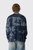 POP Trading Company Berghaus & POP Waffle T-Shirt LS POPBERGAW26_0 Navy