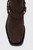 GANNI Mid Shaft Biker Boot Recycled Suede Pelinova B1010095 979 Chicory Coffee