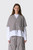 GANNI Check Cotton Cropped Bowling Shirt A1040308 979 Chicory Coffee