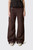 GANNI Stretch Cotton Pocket Cargo Pants A1080164 979 Chicory Coffee