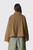 GANNI Workwear Canvas Short Barn Jacket A1130012 840 Ermine 