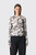 GANNI Sheer Printed Cotton Cardigan A1160011 135 Egret