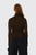 GANNI Marl Mesh Turtleneck A1040513 Demitasse  ZWX