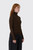 GANNI Marl Mesh Turtleneck A1040513 Demitasse  ZWX