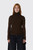 GANNI Marl Mesh Turtleneck A1040513 Demitasse  ZWX