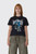 GANNI Basic Cotton Relaxed T-Shirt Flower Print A1050331 Phantom 252