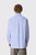 Simone Rocha Double Lace Up Hem Easy Shirt 5480 1351 Pale Blue
