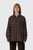 Simone Rocha Military Flannel Shirt W/EMB 5501B 1352 Check/Jet