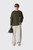 Simone Rocha Lace Up Hem Layered Long Sleeve T-Shirt 5478 0562 Khaki/Ecru