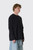 Simone Rocha Lace Up Hem Layered Long Sleeve T-Shirt 5478 0562 Black/Black