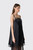 Simone Rocha Mini Square Neck Lace Trim Dress 7493 1009 Black
