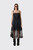 Simone Rocha Mini Square Neck Lace Trim Dress 7493 1009 Black