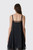Simone Rocha Mini Square Neck Lace Trim Dress 7493 1009 Black
